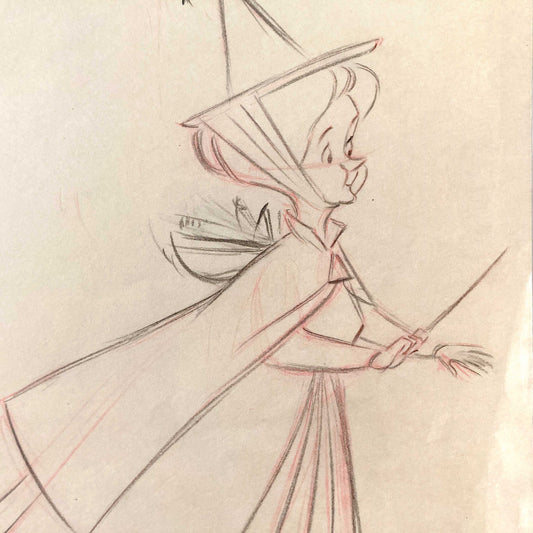 LA BELLE AU BOIS DORMANT : Dessin d’animation original de Pâquerette (1959)