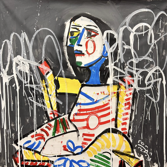 Freda People are David and Javier Salvador (Banakkan), two brothers from Barcelona among the most influential young artists on the internet today. Inspired by Haring, Basquiat, Picasso, and Dalí, they merge street and fine art into vibrant, expressive compositions. Their works have been exhibited in galleries across the U.S., France, Austria, Germany, and Finland, and they’ve collaborated with figures such as actor-painter Jordi Mollà and TikTok star&nbsp;Khaby Lame.