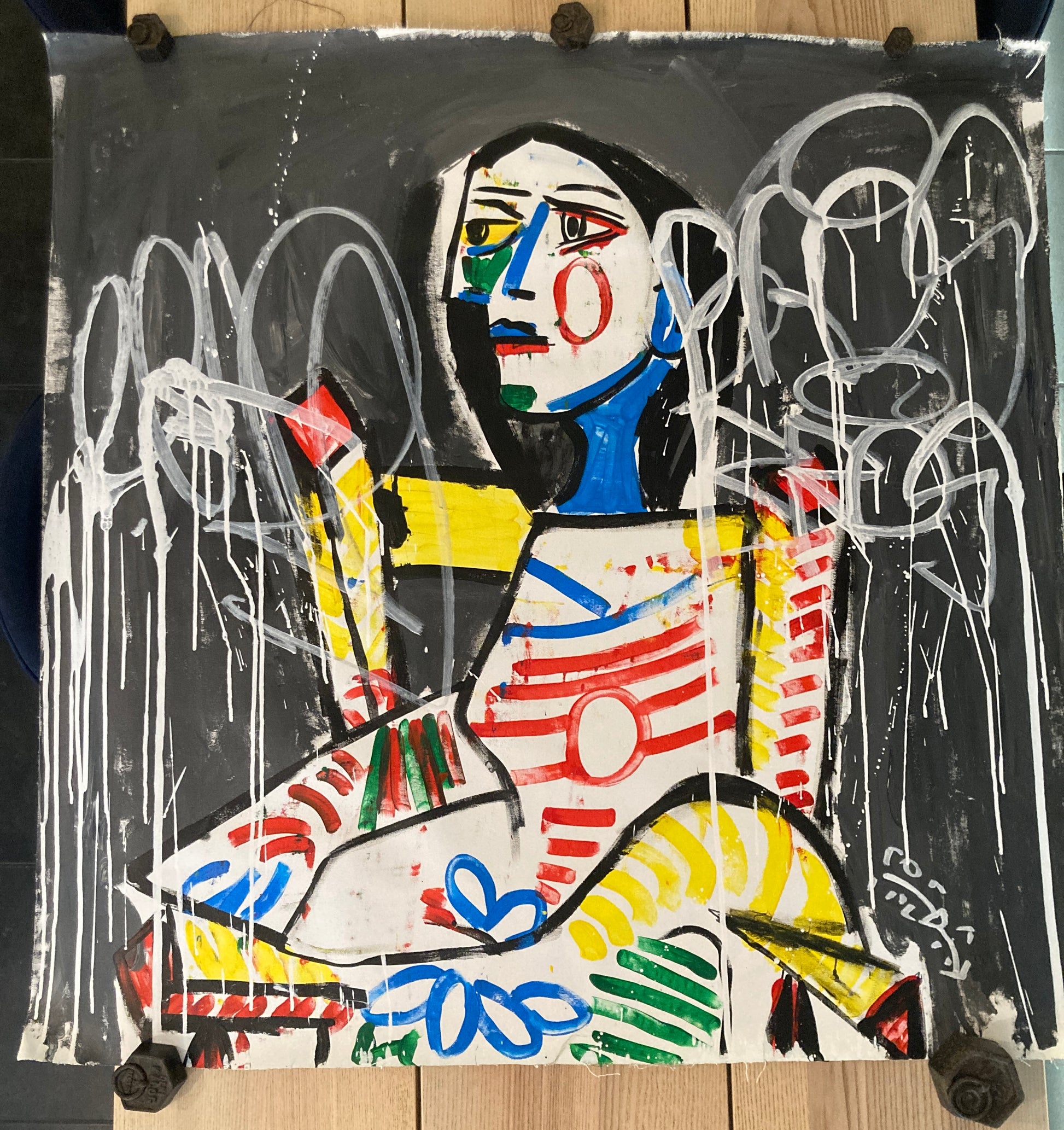 Freda People are David and Javier Salvador (Banakkan), two brothers from Barcelona among the most influential young artists on the internet today. Inspired by Haring, Basquiat, Picasso, and Dalí, they merge street and fine art into vibrant, expressive compositions. Their works have been exhibited in galleries across the U.S., France, Austria, Germany, and Finland, and they’ve collaborated with figures such as actor-painter Jordi Mollà and TikTok star&nbsp;Khaby Lame.