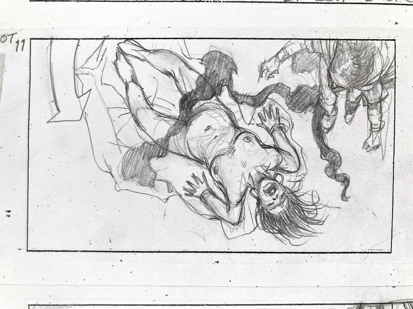 GAME OF THRONES : Original Production Storyboard Art Used & Signed (HBO, 2012)
