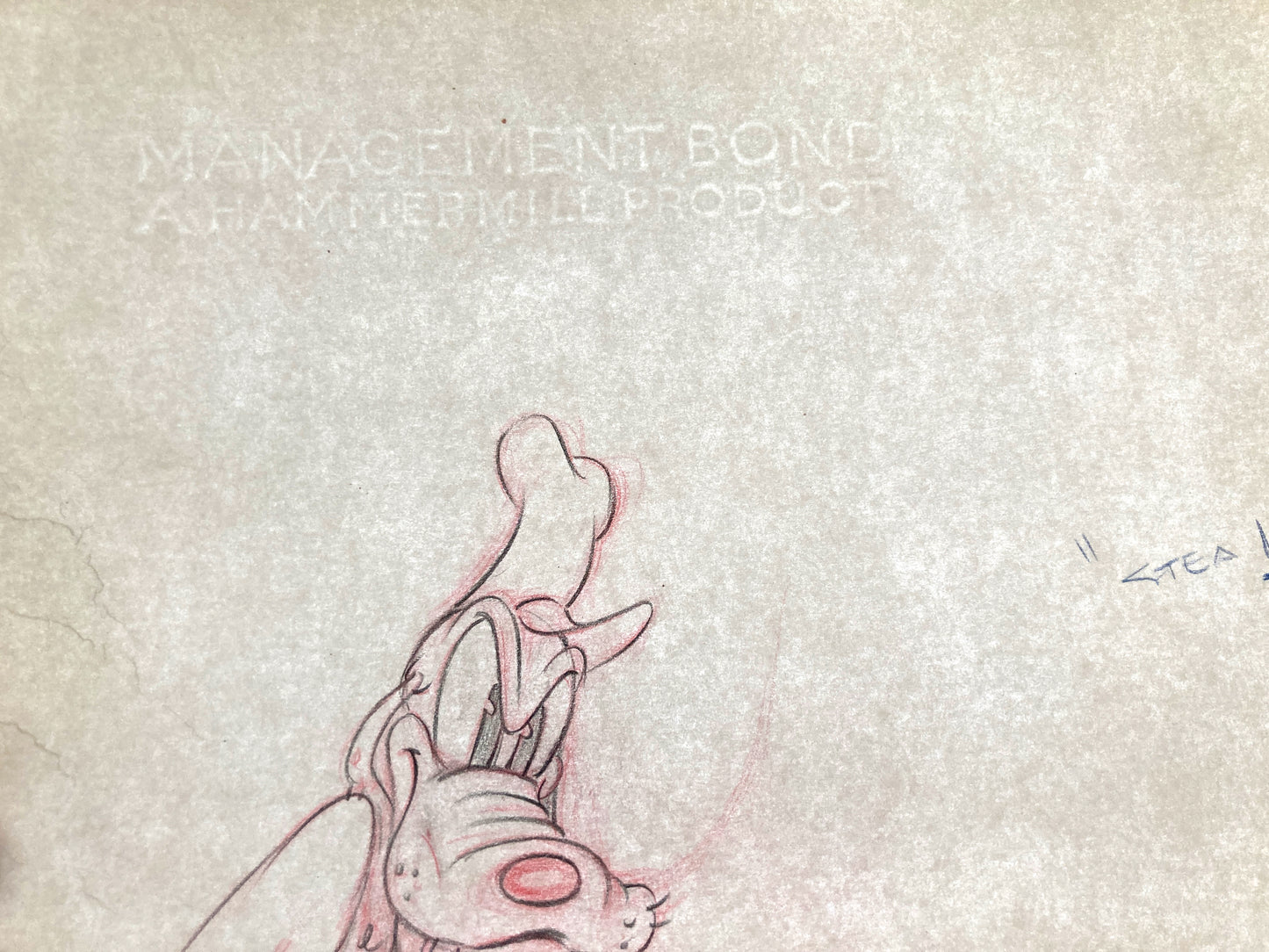 Tugboat Mickey : Original Production Used Goofy Animation Drawing (Walt Disney, 1940). For sale on FLIP Gallery