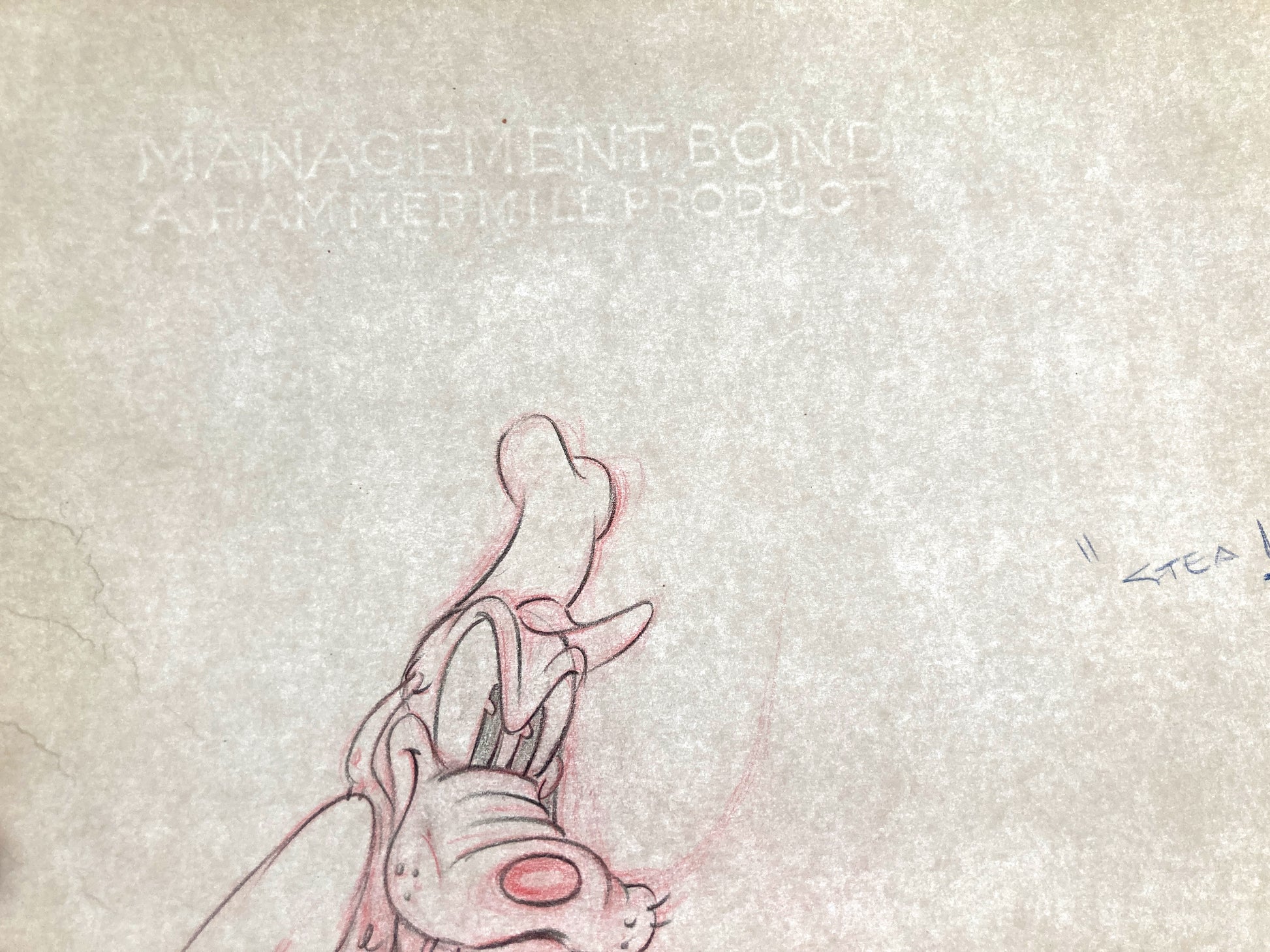 Tugboat Mickey : Original Production Used Goofy Animation Drawing (Walt Disney, 1940). For sale on FLIP Gallery