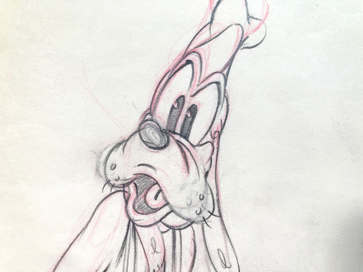 Tugboat Mickey Original Production Used Goofy Animation Drawing (Walt Disney, 1940). For sale on FLIP Gallery