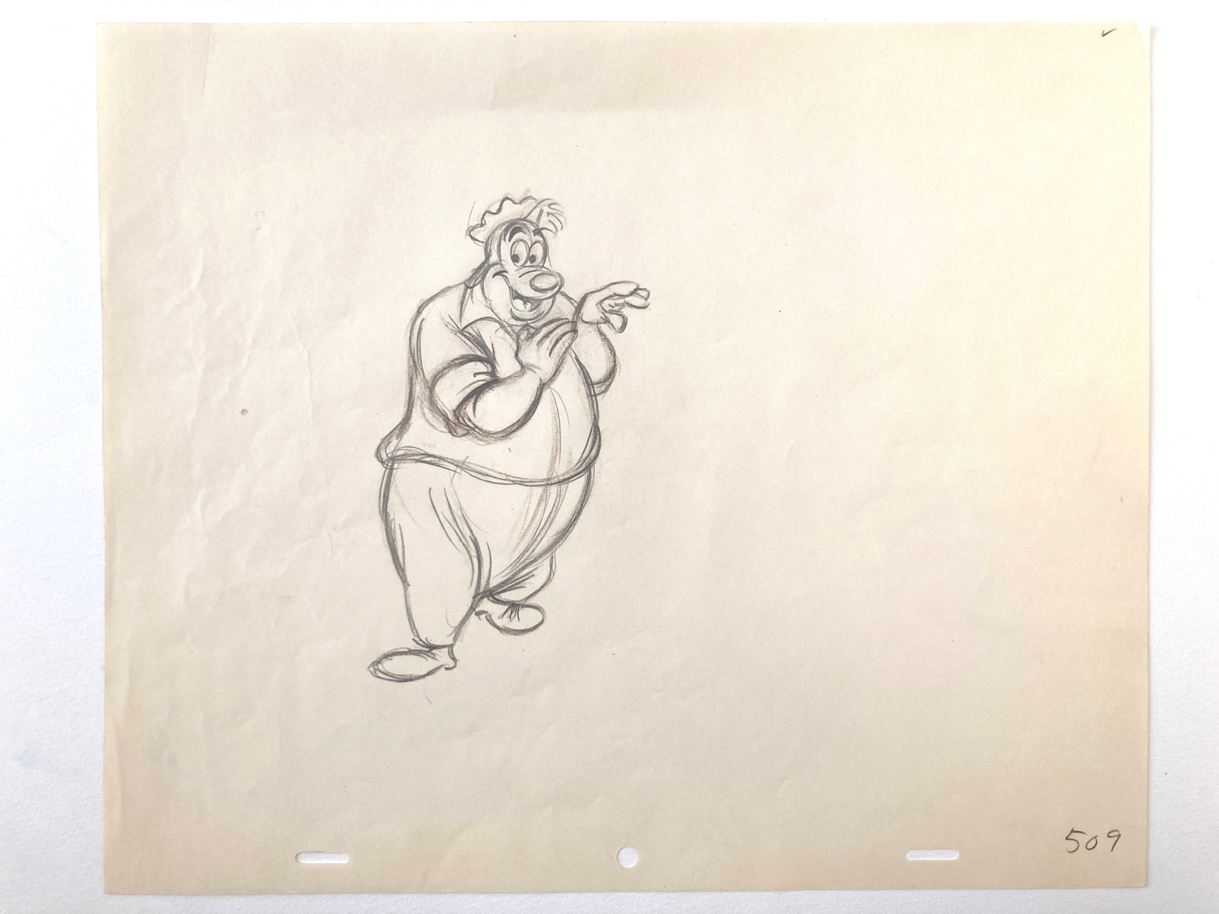 GOOFY Mechanic : Original Animation Drawing (Walt Disney, 1952) – FLIP ...