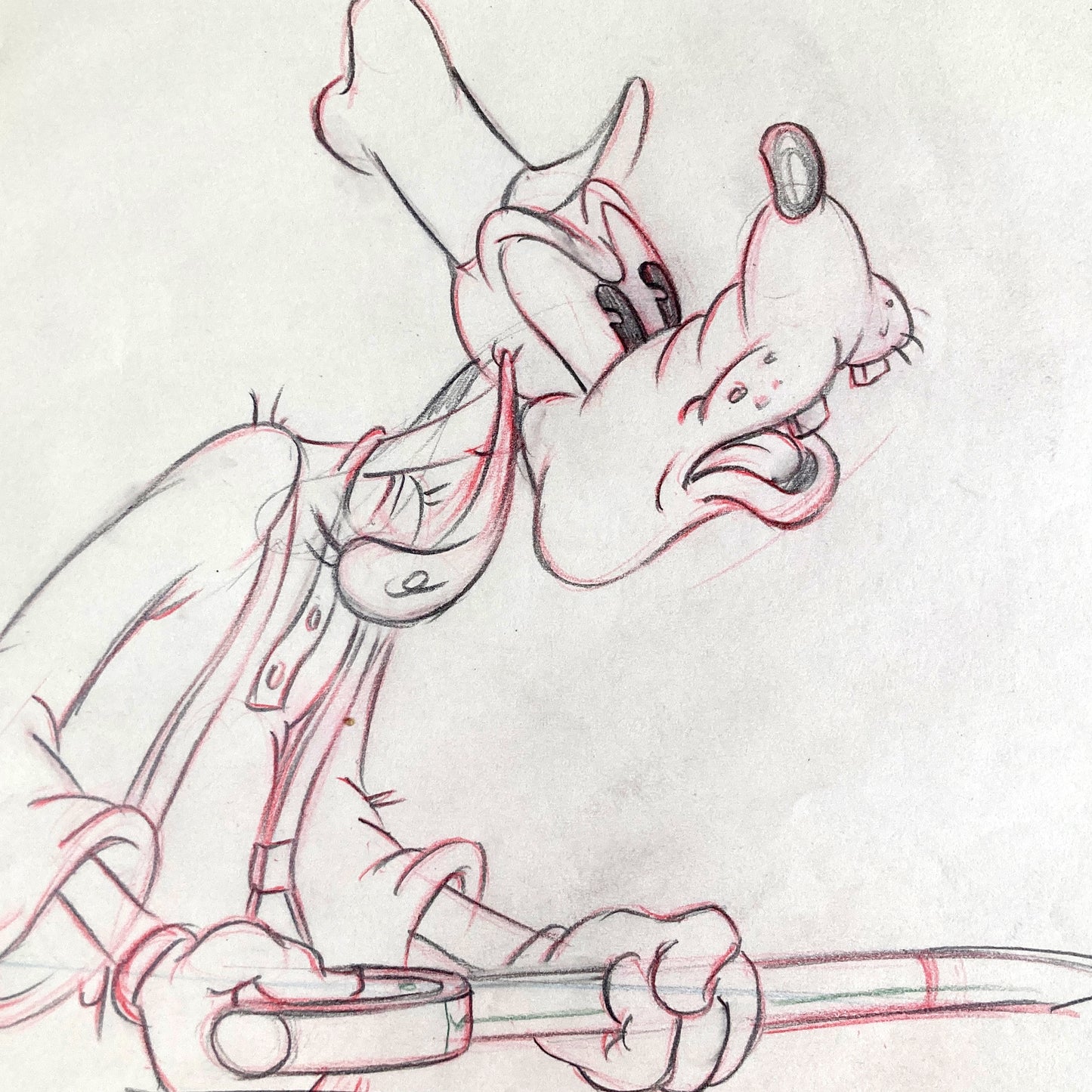 Tugboat Mickey : Original Goofy Production Animation Artwork Drawing (Walt Disney, 1940). For sale on FLIP Gallery