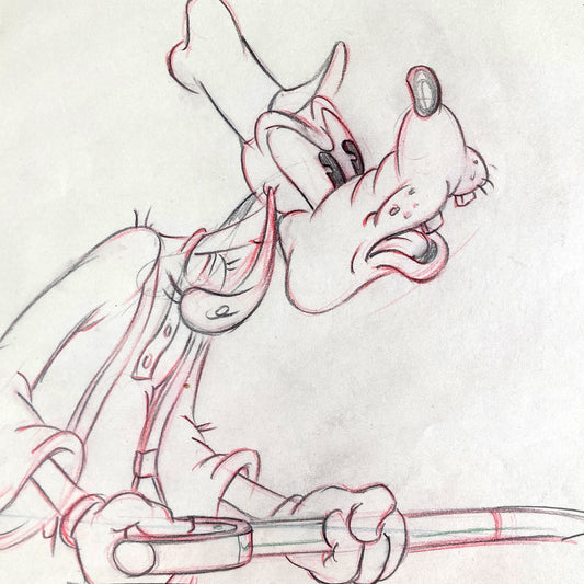 Tugboat Mickey : Original Goofy Production Animation Artwork Drawing (Walt Disney, 1940). For sale on FLIP Gallery