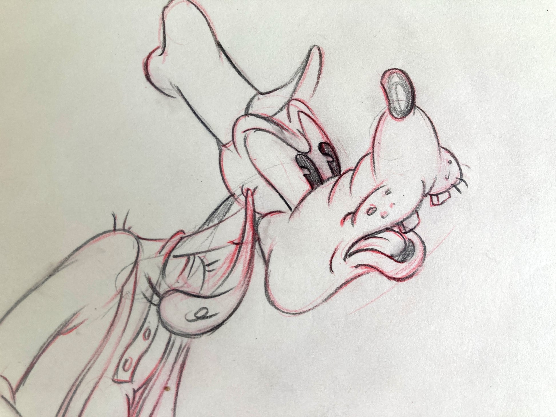 Tugboat Mickey : Original Goofy Production Animation Artwork Drawing (Walt Disney, 1940). For sale on FLIP Gallery