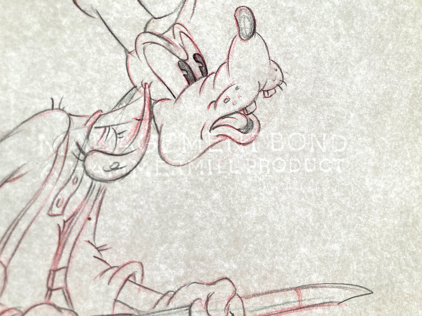 Tugboat Mickey : Original Goofy Production Animation Artwork Drawing (Walt Disney, 1940). For sale on FLIP Gallery