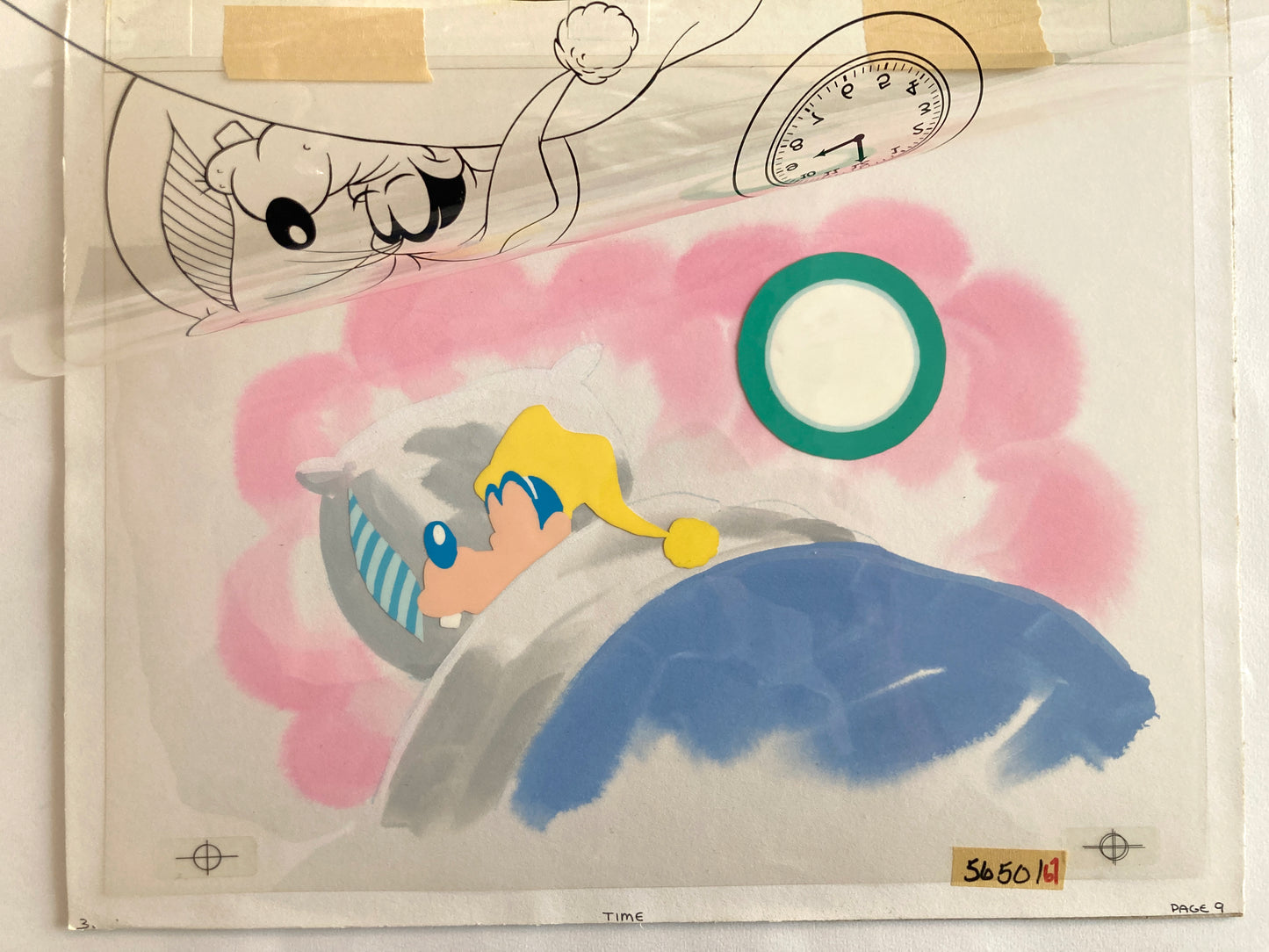 Goofy : Original Cel and Hand-Painted background from Disney Discovery Series (Walt Disney, 1987). For sale on FLIP Gallery