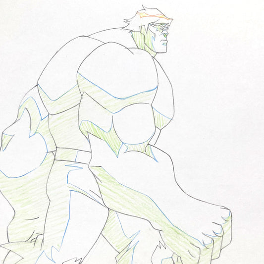 HULK : Original Animation Drawing – Ultimate Avengers: The Movie (Marvel, 2006). For sale on FLIP Gallery