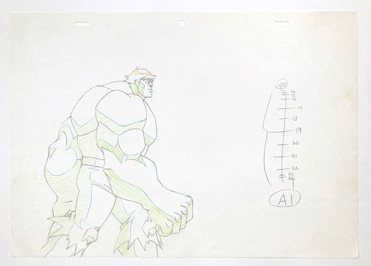 HULK : Original Animation Drawing – Ultimate Avengers: The Movie (Marvel, 2006). For sale on FLIP Gallery