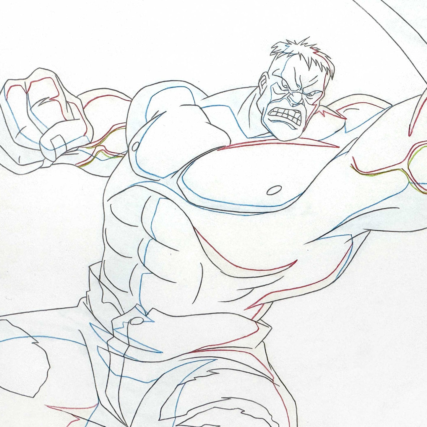 HULK : Original Animation Drawing – Ultimate Avengers: The Movie (Marvel, 2006). For sale on FLIP Gallery