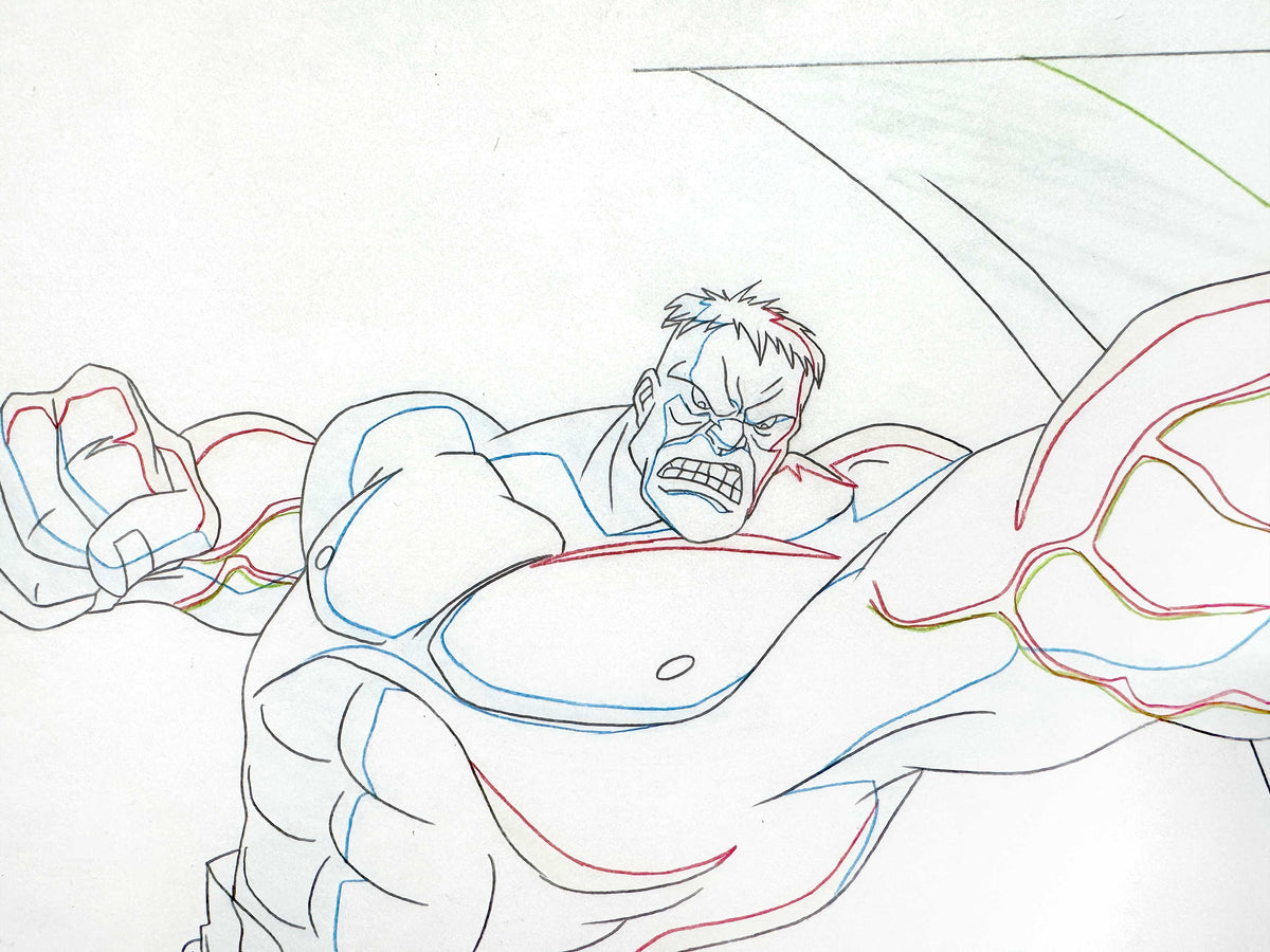 HULK : Original Animation Drawing – Ultimate Avengers: The Movie (Marvel, 2006). For sale on FLIP Gallery