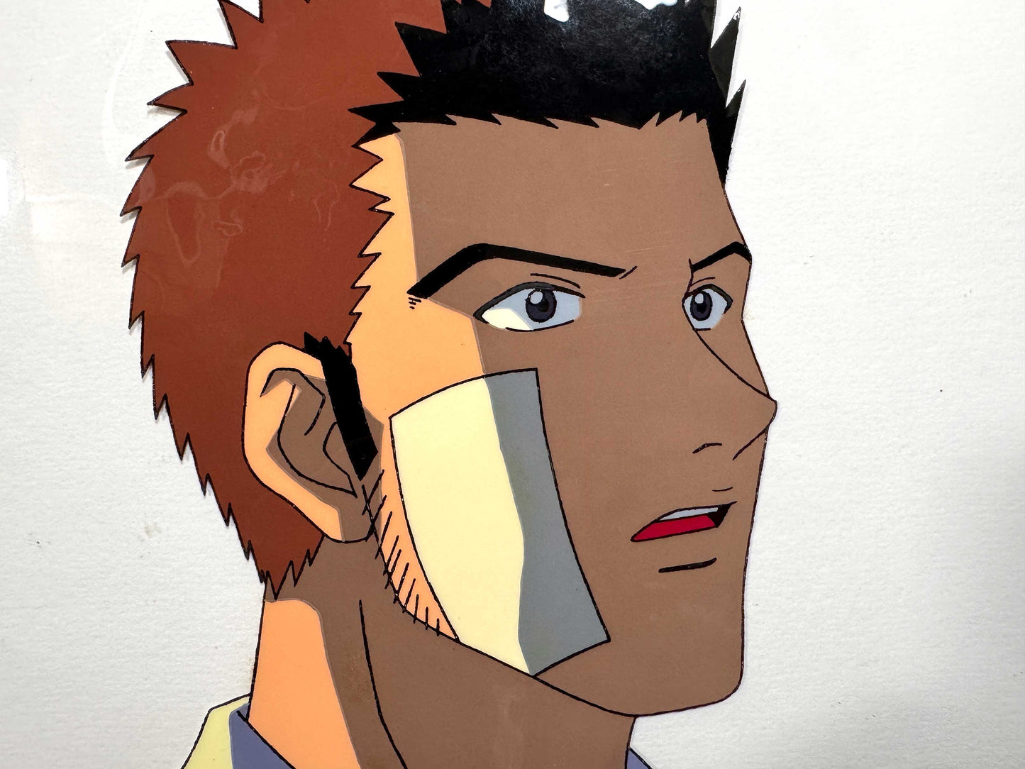 Hunter x Hunter Leorio Paradinight - Original Animation Production Cel and Matching Animation Drawing (Nippon Animation, c. 1999-2001). For sale on FLIP Gallery