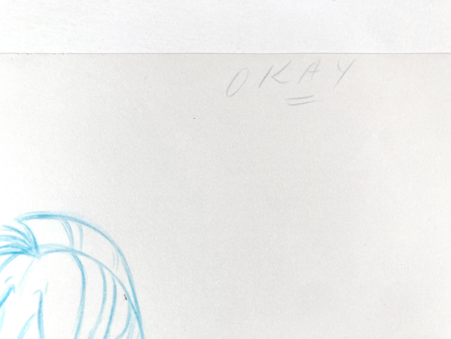 THE LITTLE MERMAID : Flounder Original Animation Drawing (Walt Disney, 1989)