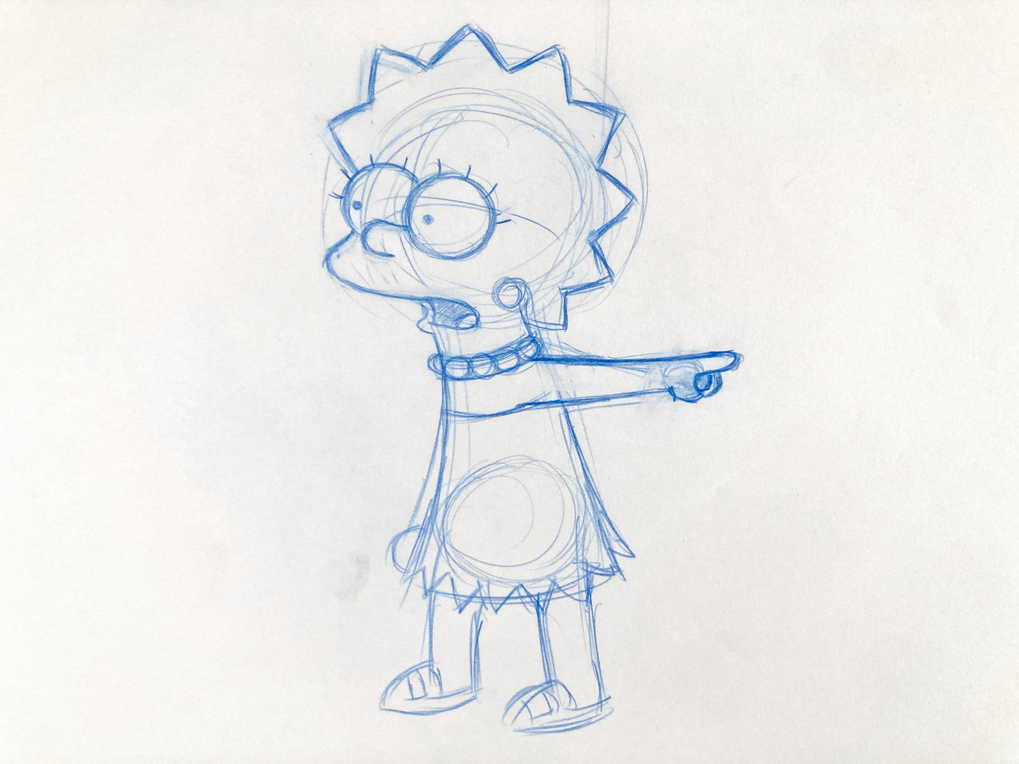 THE SIMPSONS : Original Animation Drawing of Lisa Simpson (2000's)