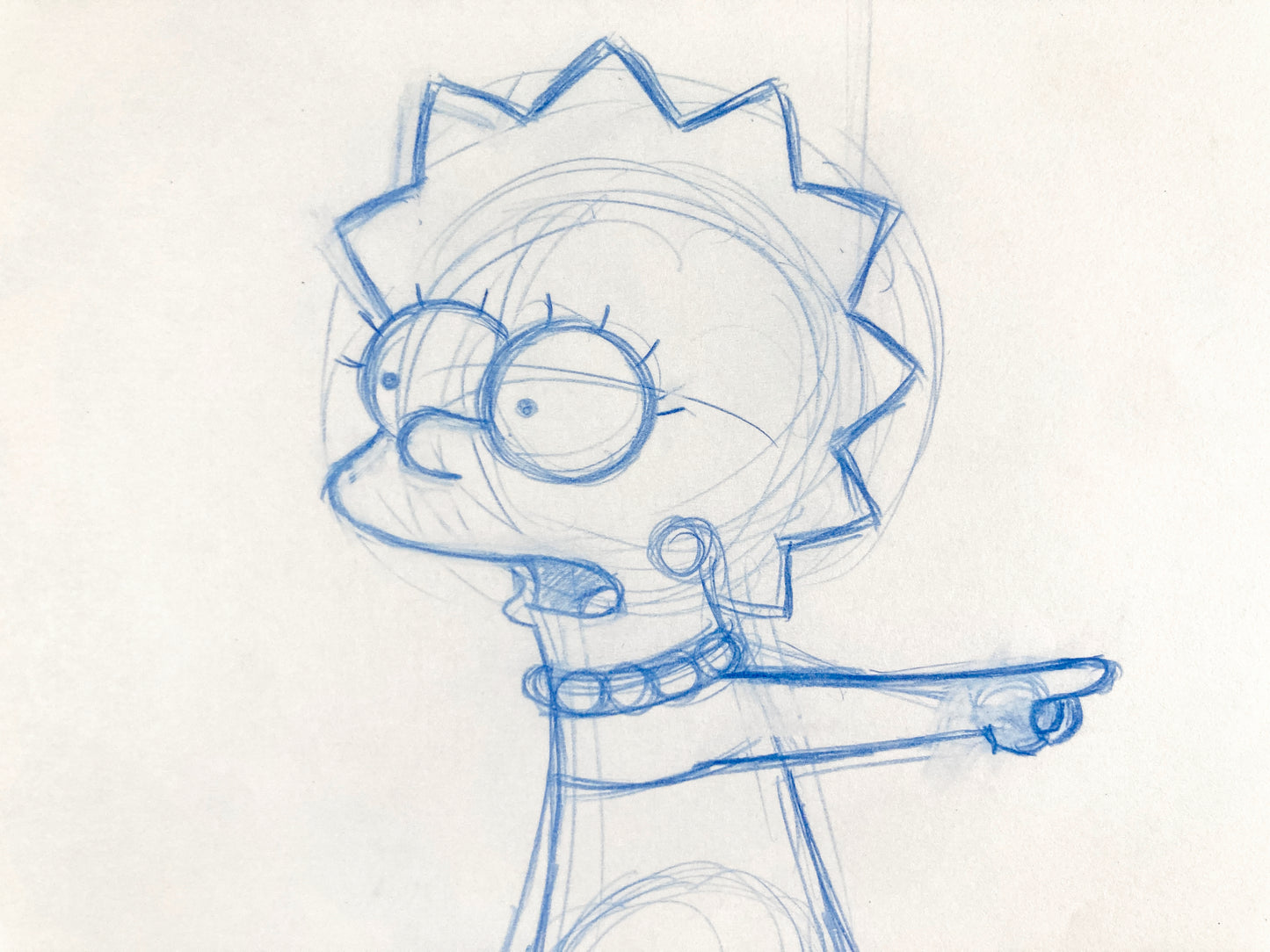 THE SIMPSONS : Original Animation Drawing of Lisa Simpson (2000's)