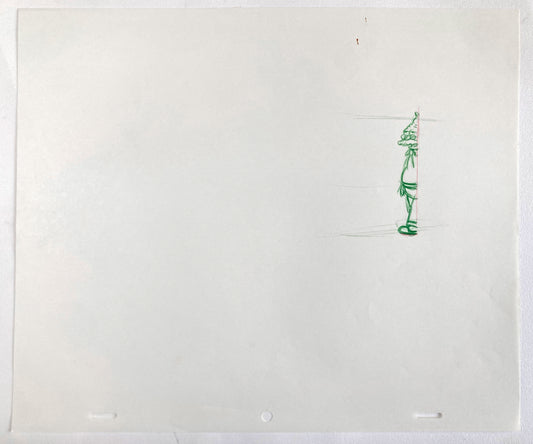 THE SIMPSONS : Original Animation Drawing of Grandpa Simpson (2000's)