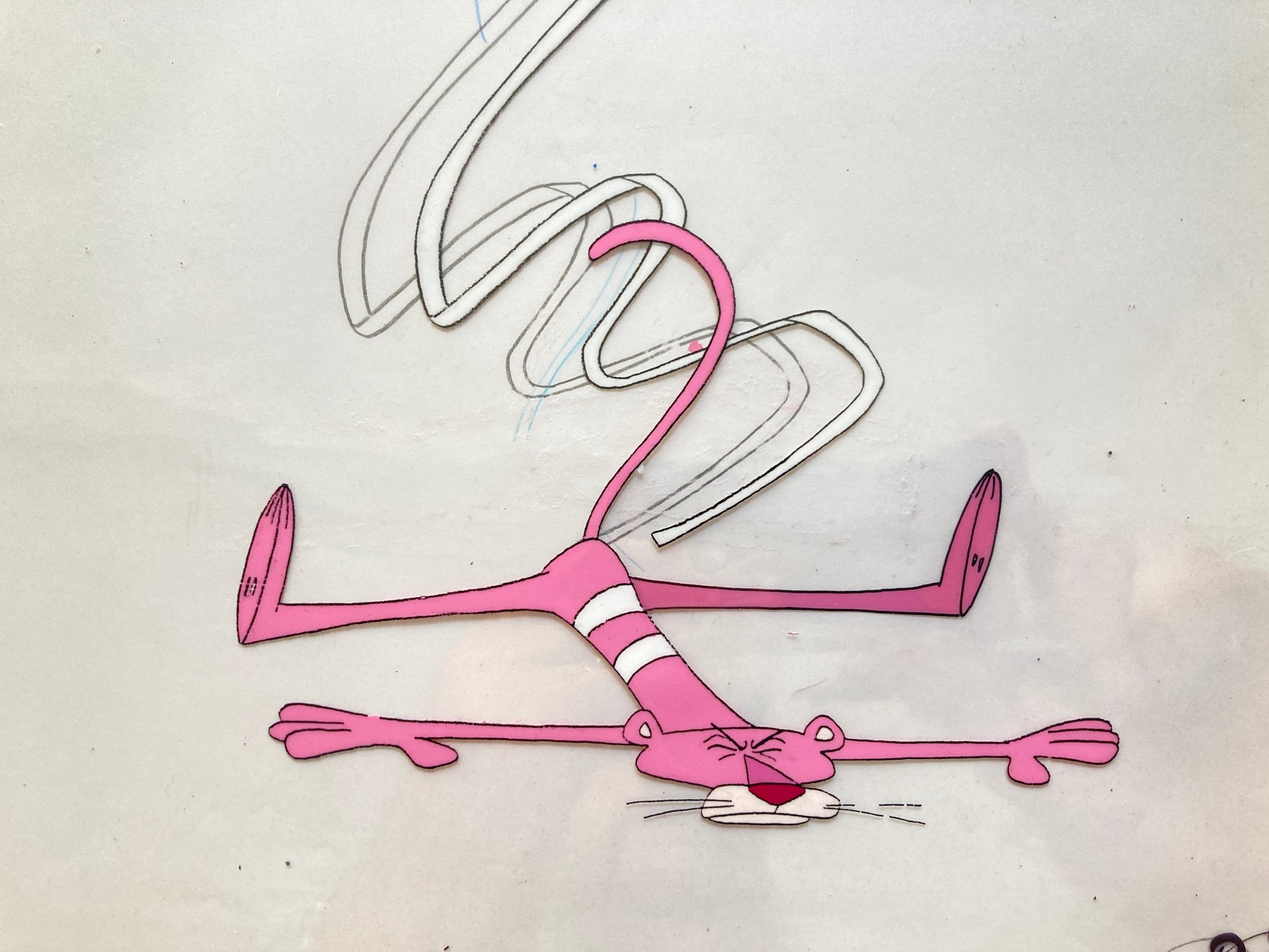 The Pink Panther Original Production Lot of Animation Cels and Drawing (Tv show 1970s). For sale on FLIP Gallery