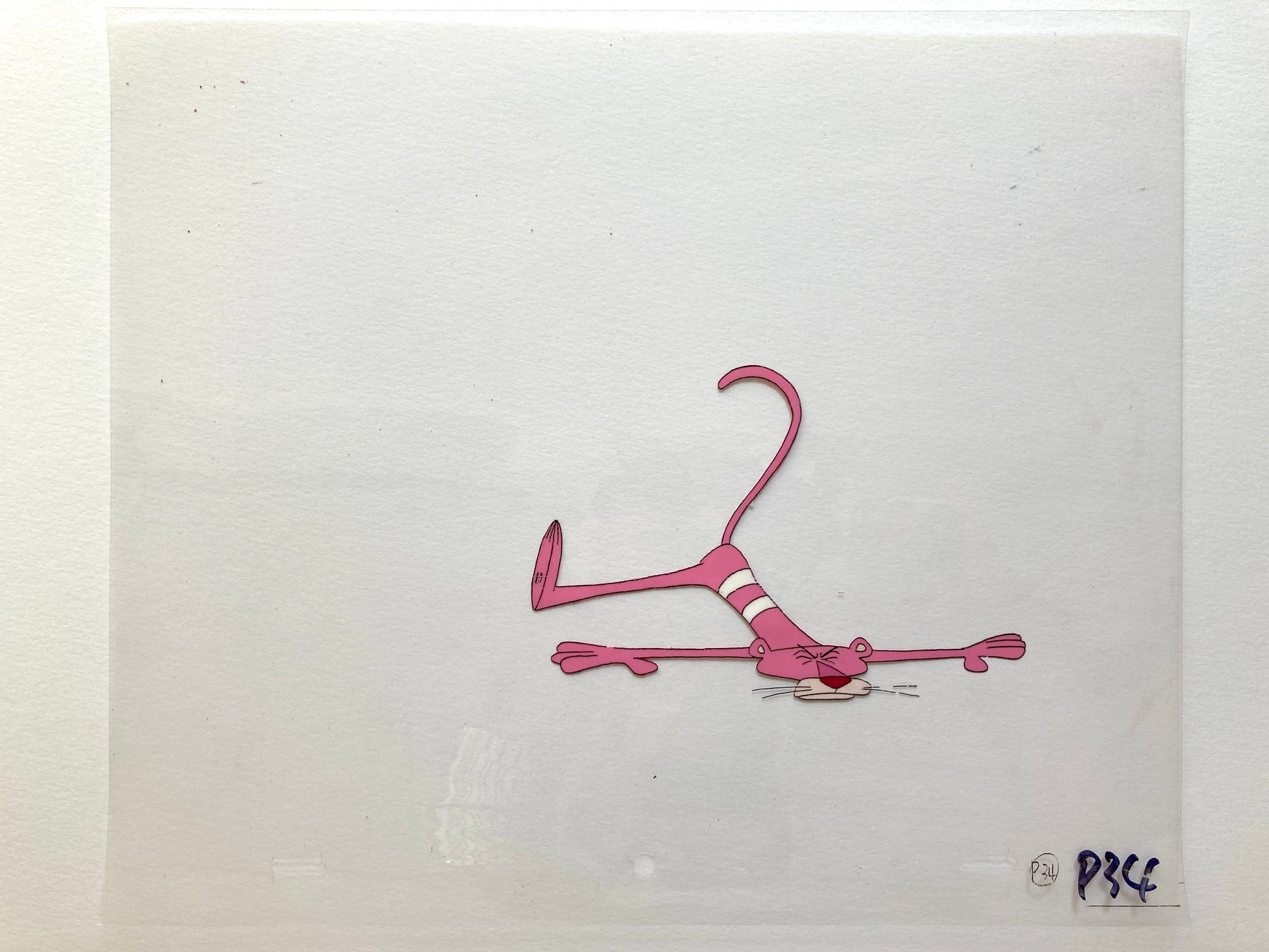 The Pink Panther Original Production Lot of Animation Cels and Drawing (Tv show 1970s). For sale on FLIP Gallery