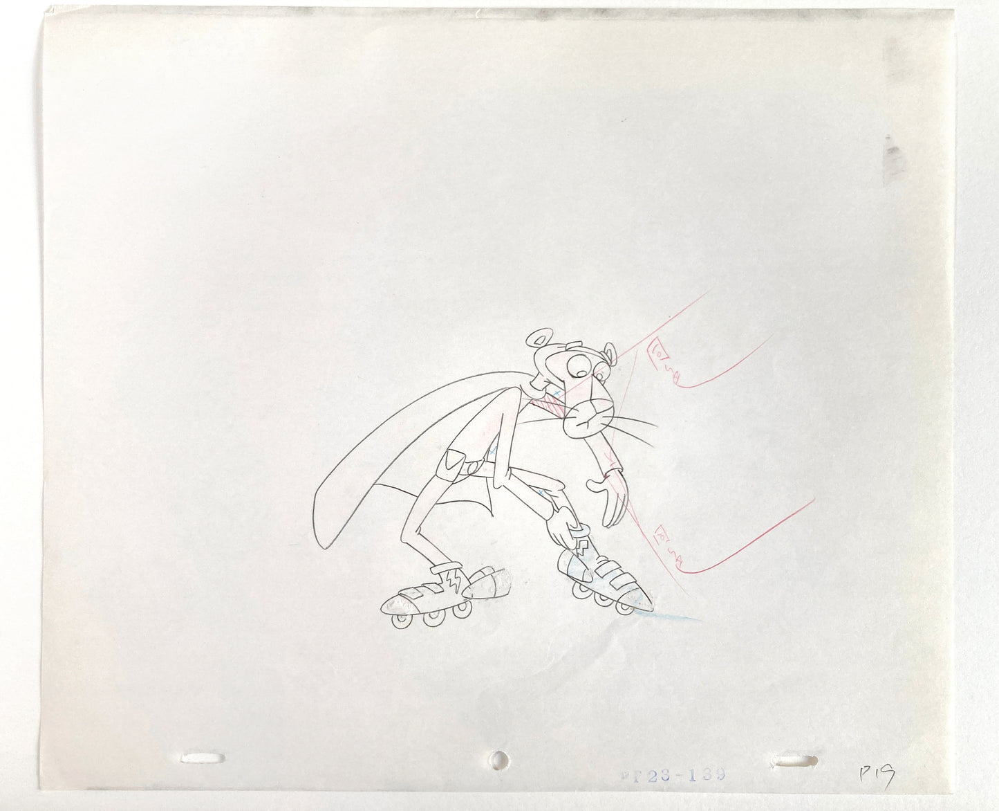 THE PINK PANTHER : Original Animation Drawing (MGM, 1980's)