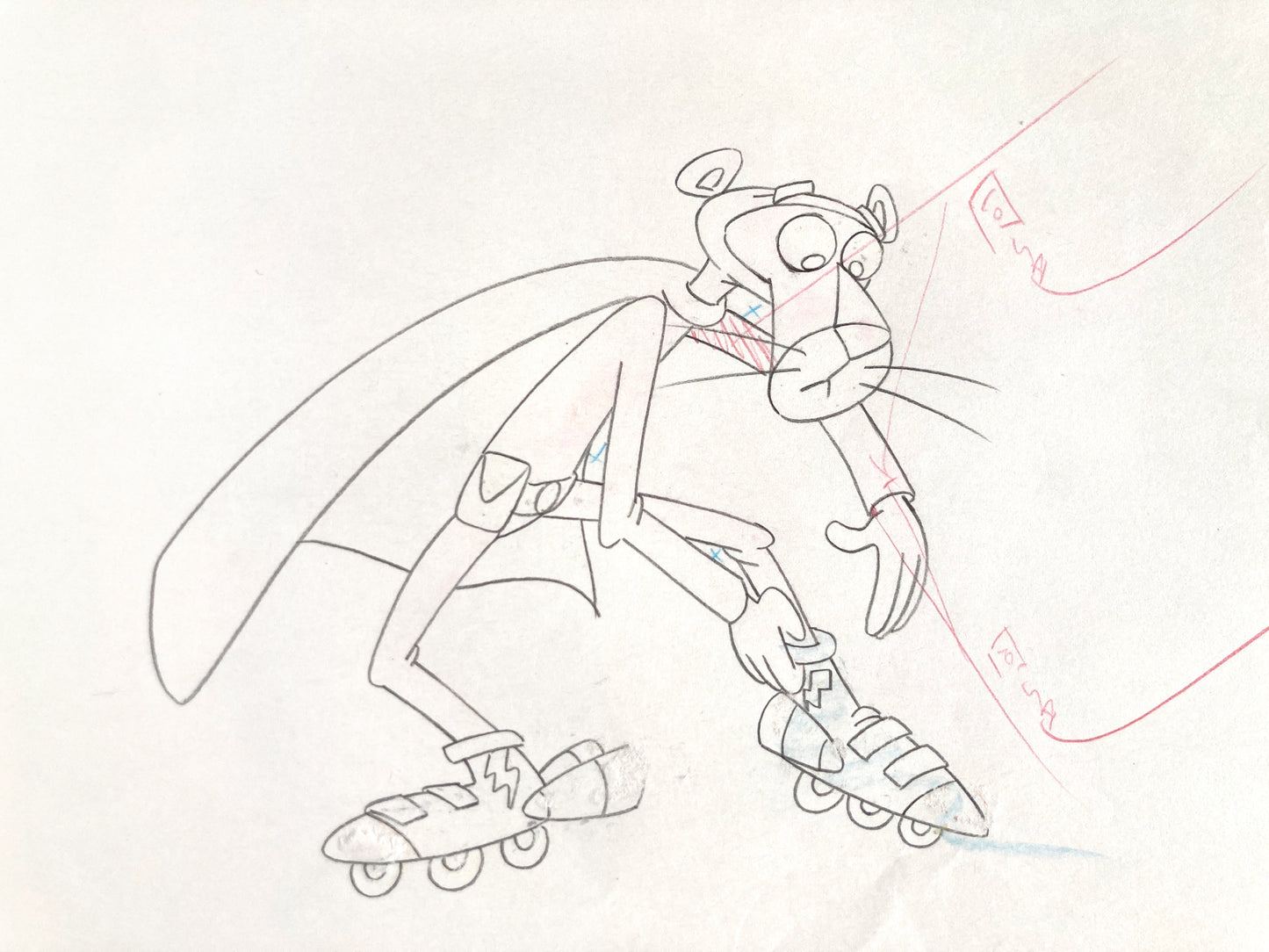 THE PINK PANTHER : Original Animation Drawing (MGM, 1980's)
