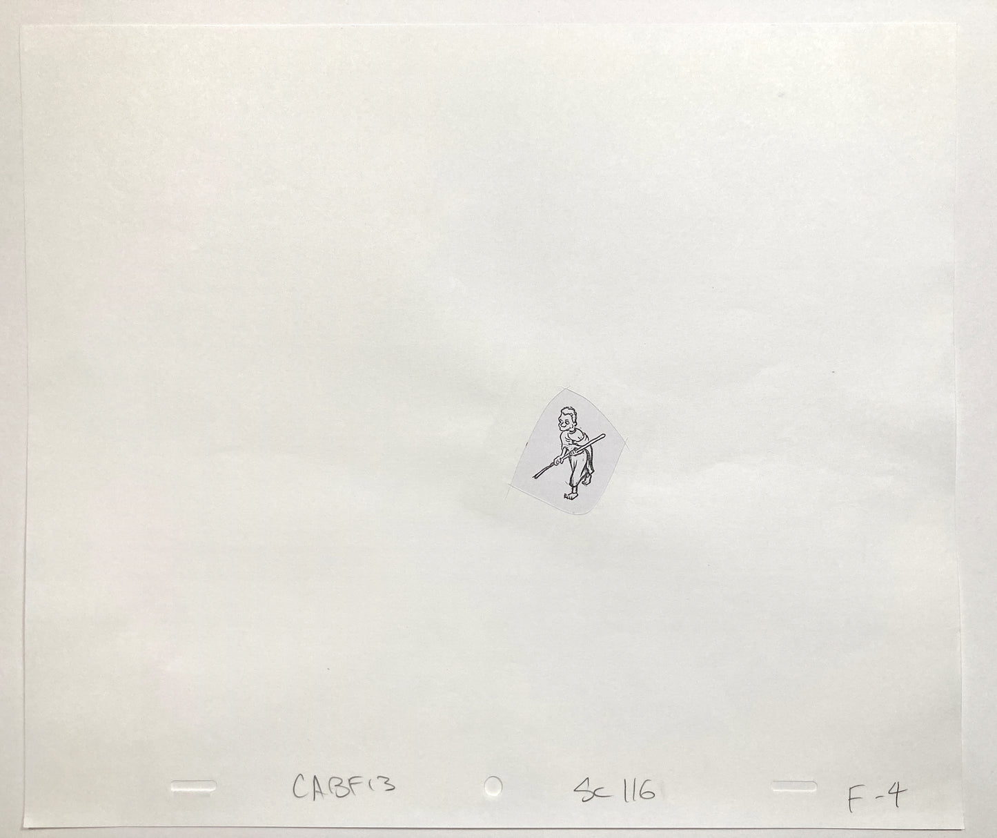 The SIMPSONS : Pack of 6 Original Animation Sheets forming a scene (2000)