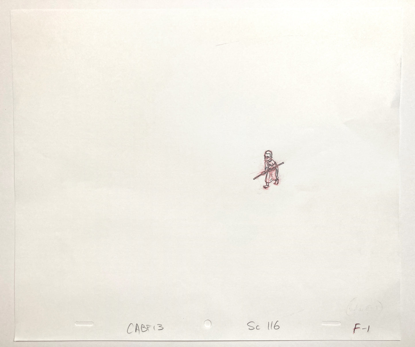 The SIMPSONS : Pack of 6 Original Animation Sheets forming a scene (2000)