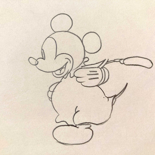 MICKEY MOUSE : Originale Animationszeichnung (Walt Disney, 1932)