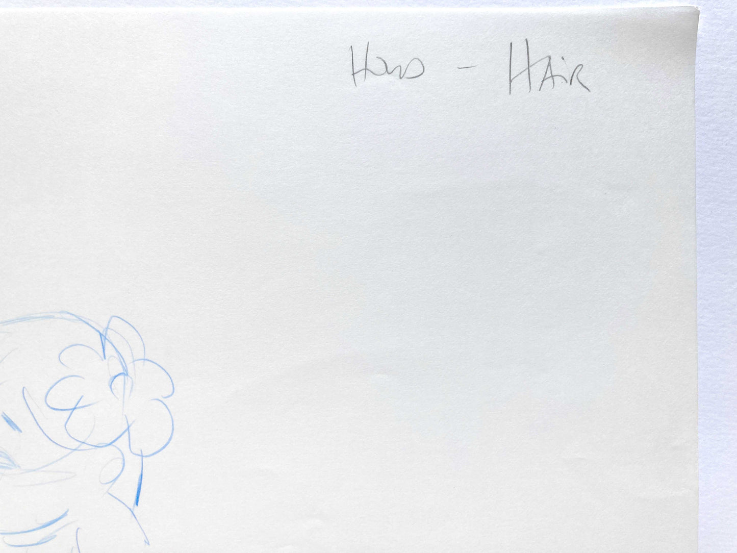 LILO & STITCH : Lilo Original Production Drawing (Walt Disney, 2002)