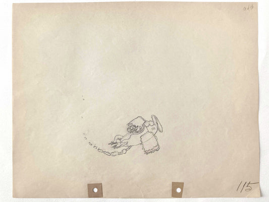 MICKEY MOUSE : Dessin original d’animation (Walt Disney, 1933)