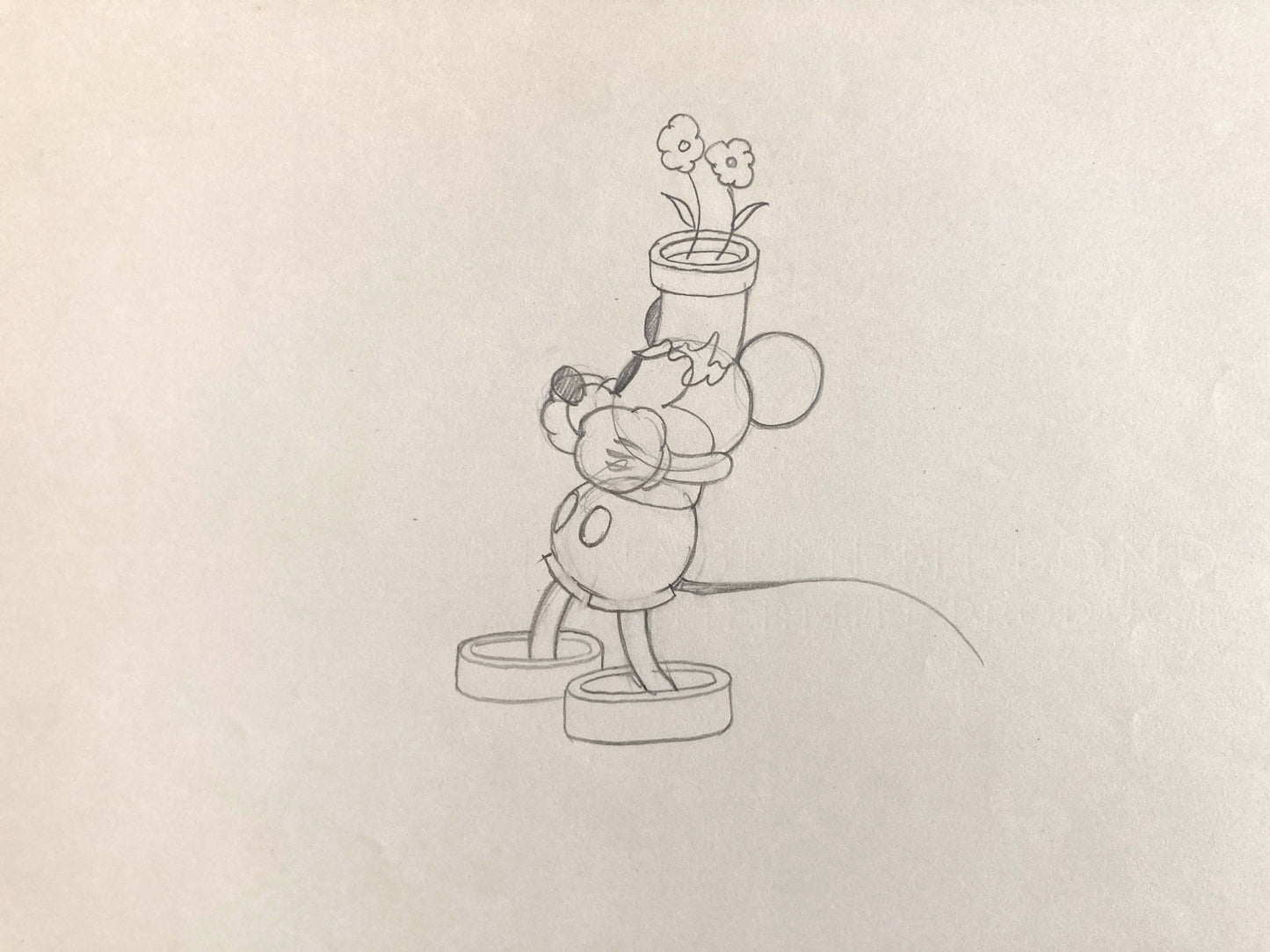 MICKEY MOUSE : Original Animation Drawing from 1932 (Walt Disney)