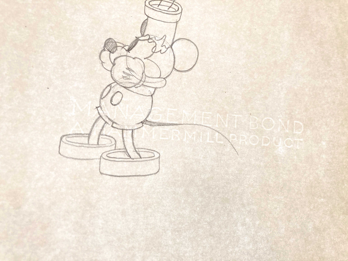 MICKEY MOUSE : Original Animation Drawing from 1932 (Walt Disney)