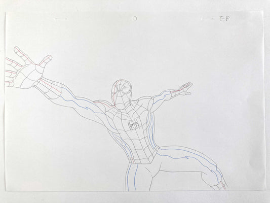ULTIMATE SPIDER-MAN : Originale Zeichnung aus der Animationsserie