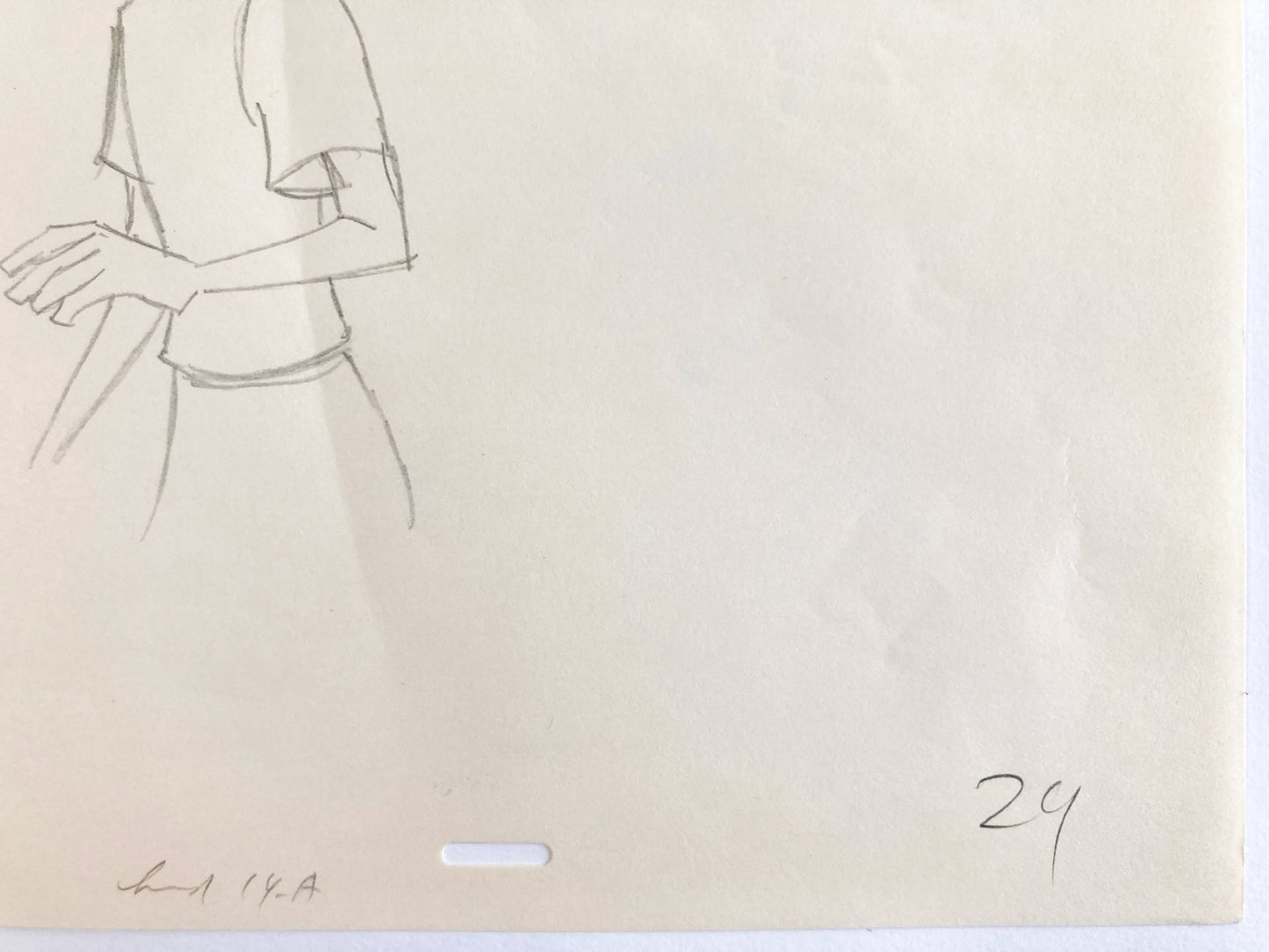 THE SWORD IN THE STONE : Arthur Original Animation Drawing (Walt Disney, 1963)
