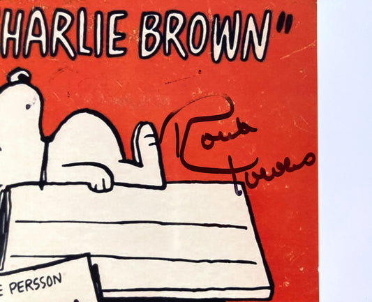 SNOOPY & CHARLIE : Autographed Illustration by Robert Towers