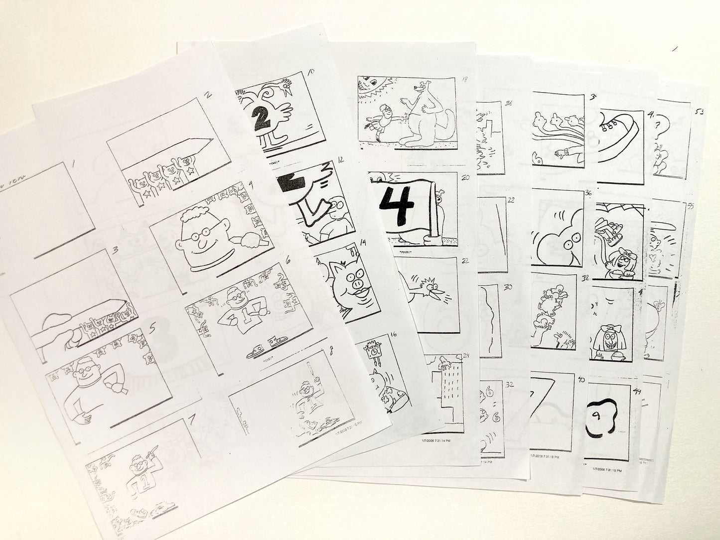 KEITH HARING : Original Animation Cel & Matching Drawing "Sesame Street" (1980’s)