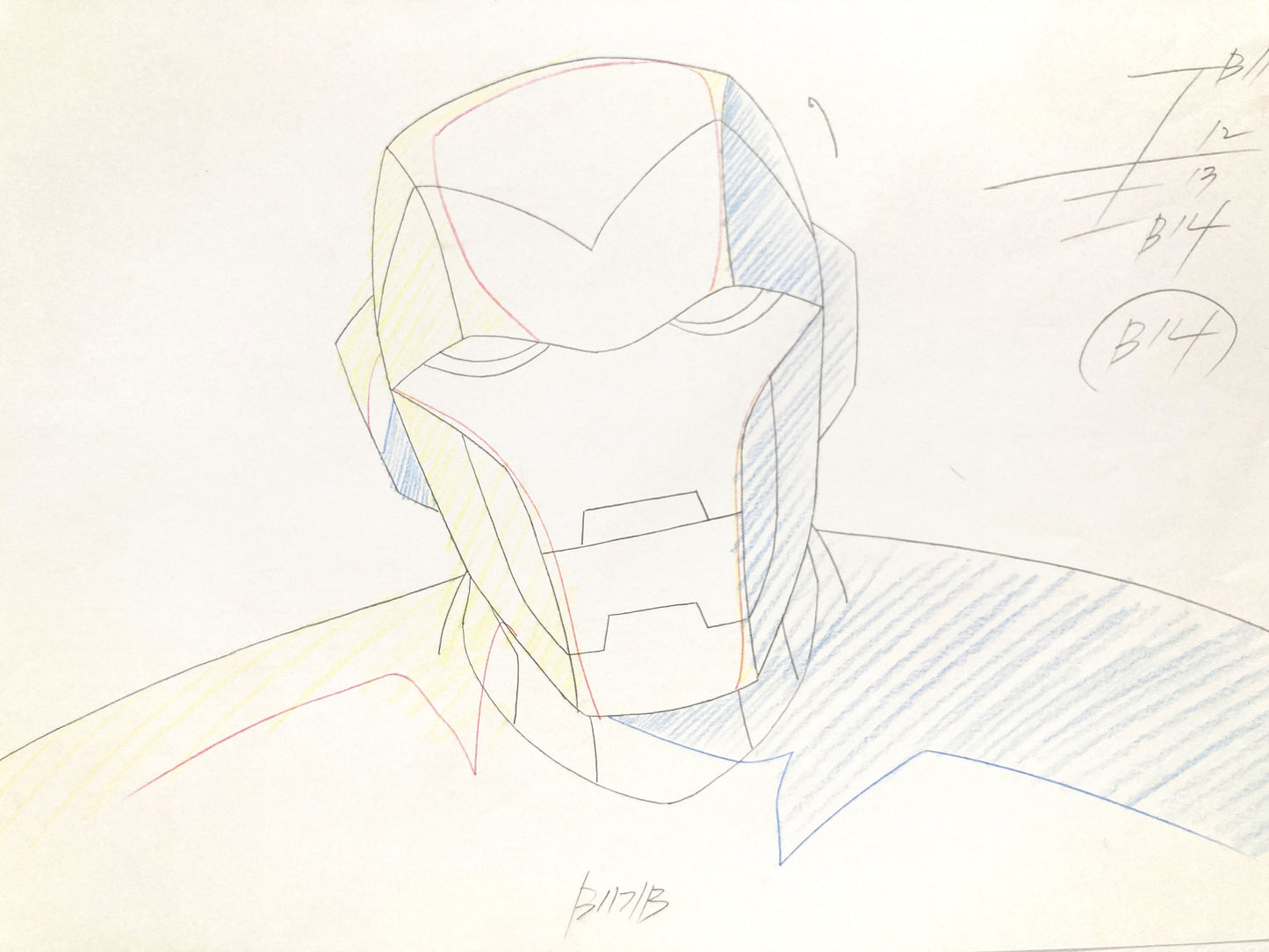 IRON MAN : Original Animation Drawing – The Avengers: Earth’s Mightiest Heroes (Marvel, 2010–2012). For sale on FLIP Gallery