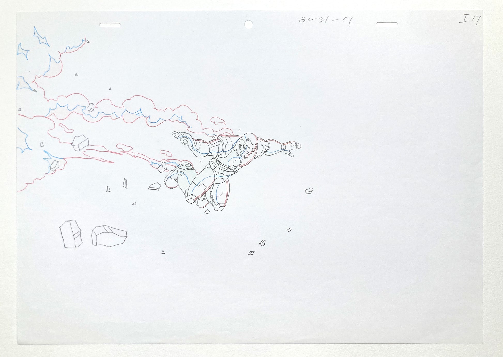 IRON MAN : Original Animation Drawing – Ultimate Avengers: The Movie (Marvel, 2006). For sale on FLIP Gallery