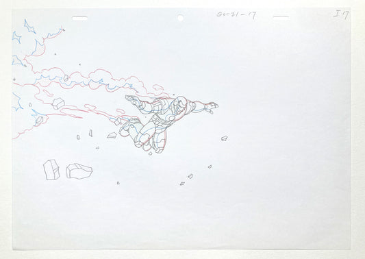 IRON MAN : Original Animation Drawing – Ultimate Avengers: The Movie (Marvel, 2006). For sale on FLIP Gallery