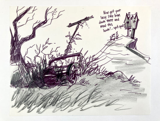 James and the Giant Peach - Original Production Used Storyboard Drawing (Walt Disney, 1996). For sale on FLIP Gallery