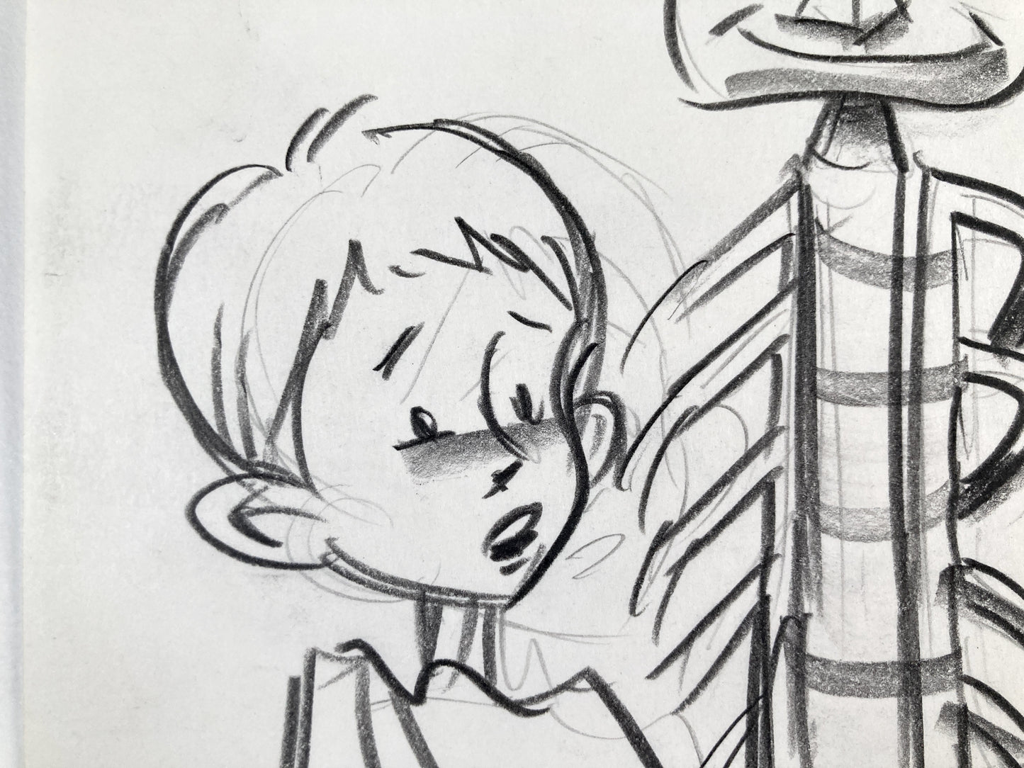 James and the Giant Peach - Signed Original Production Used Storyboard Drawing (Walt Disney, 1996). For sale on FLIP Gallery