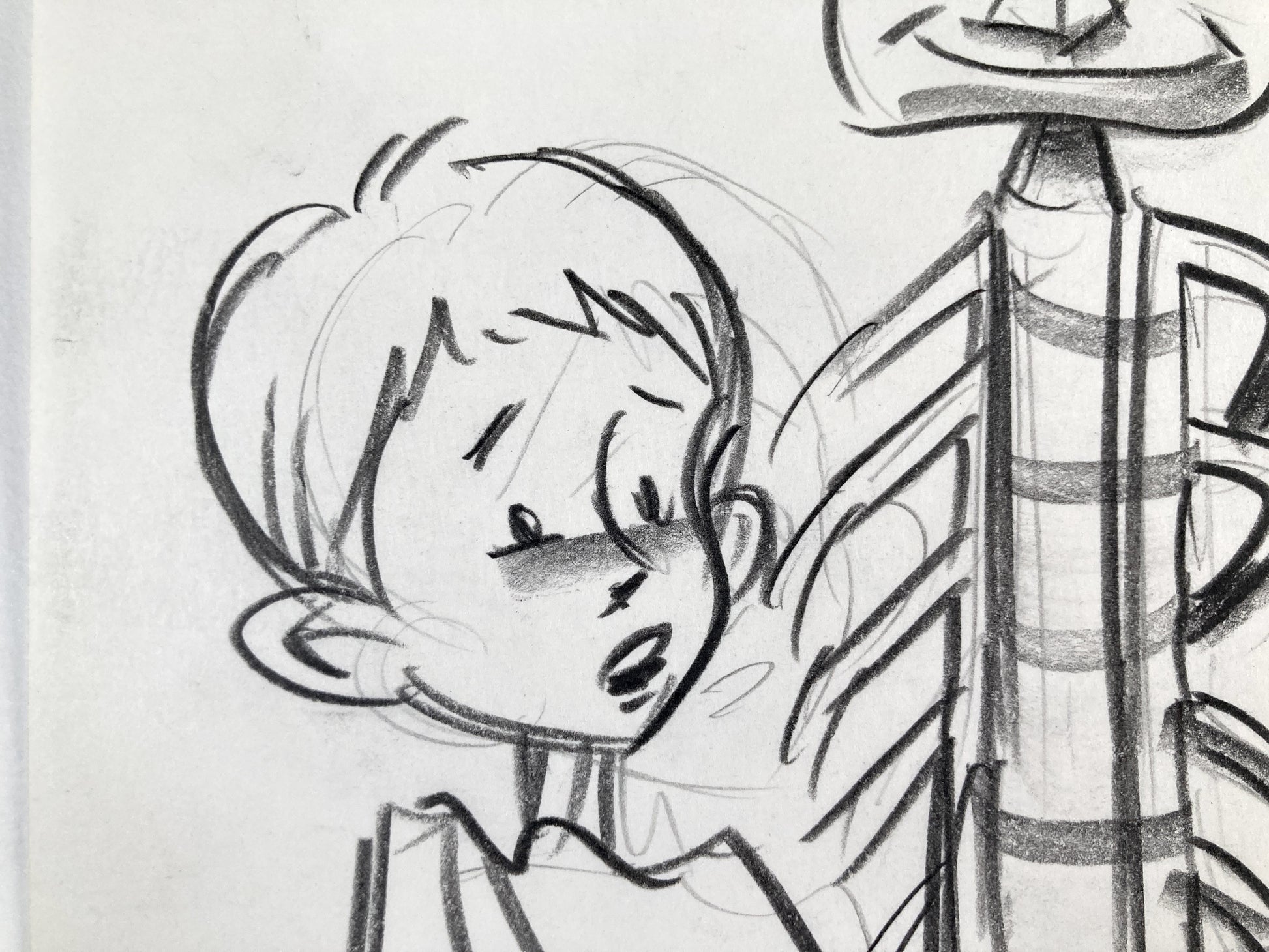 James and the Giant Peach - Signed Original Production Used Storyboard Drawing (Walt Disney, 1996). For sale on FLIP Gallery