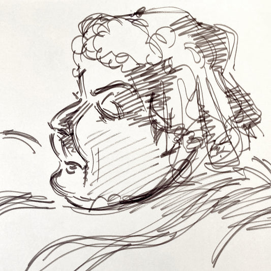 Original Storyboard Drawing from James and the Giant Peach. Walt Disney Studios