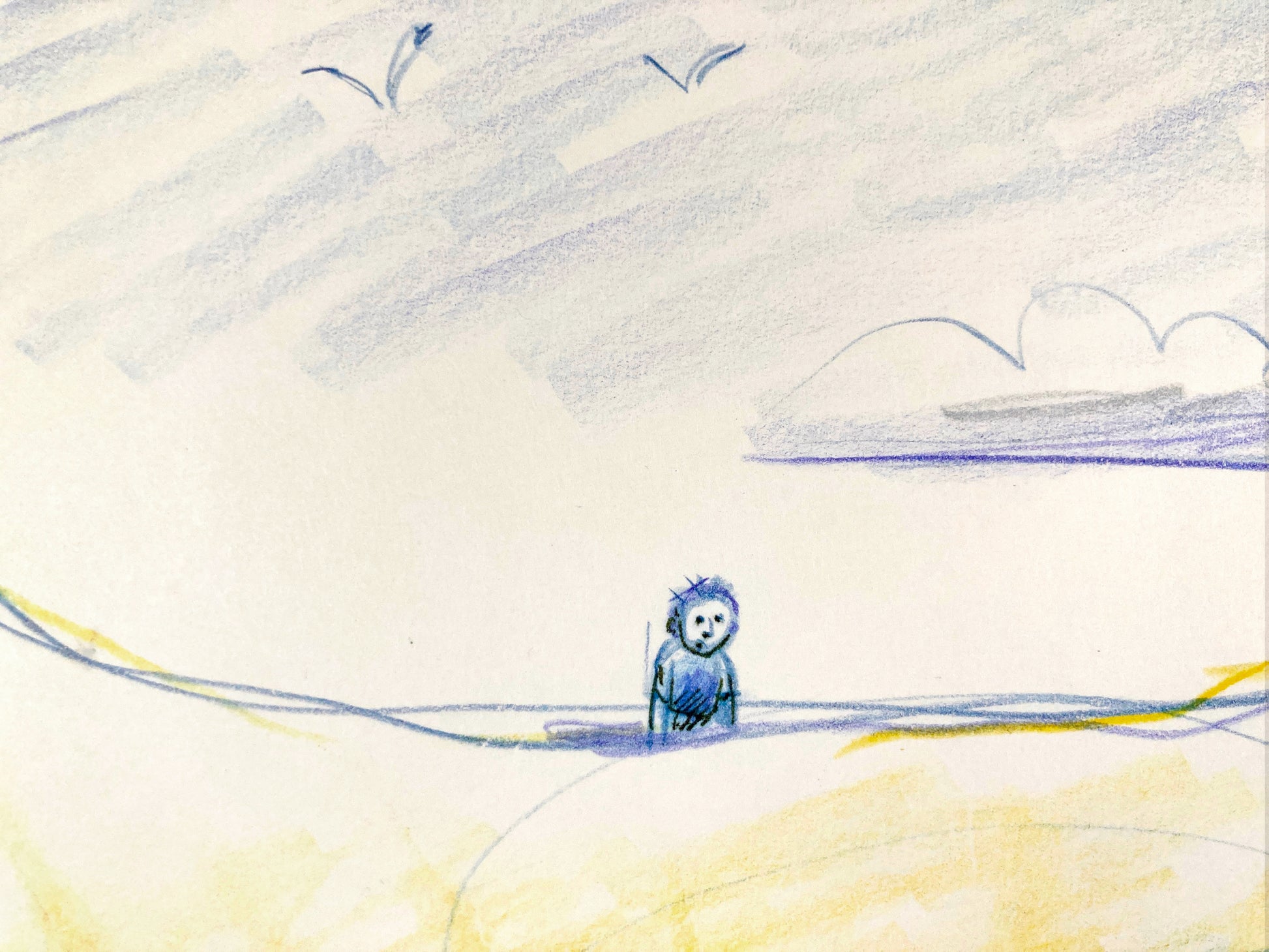 James and the Giant Peach - Original Production Used Storyboard Drawing (Walt Disney, 1996). For sale on FLIP Gallery