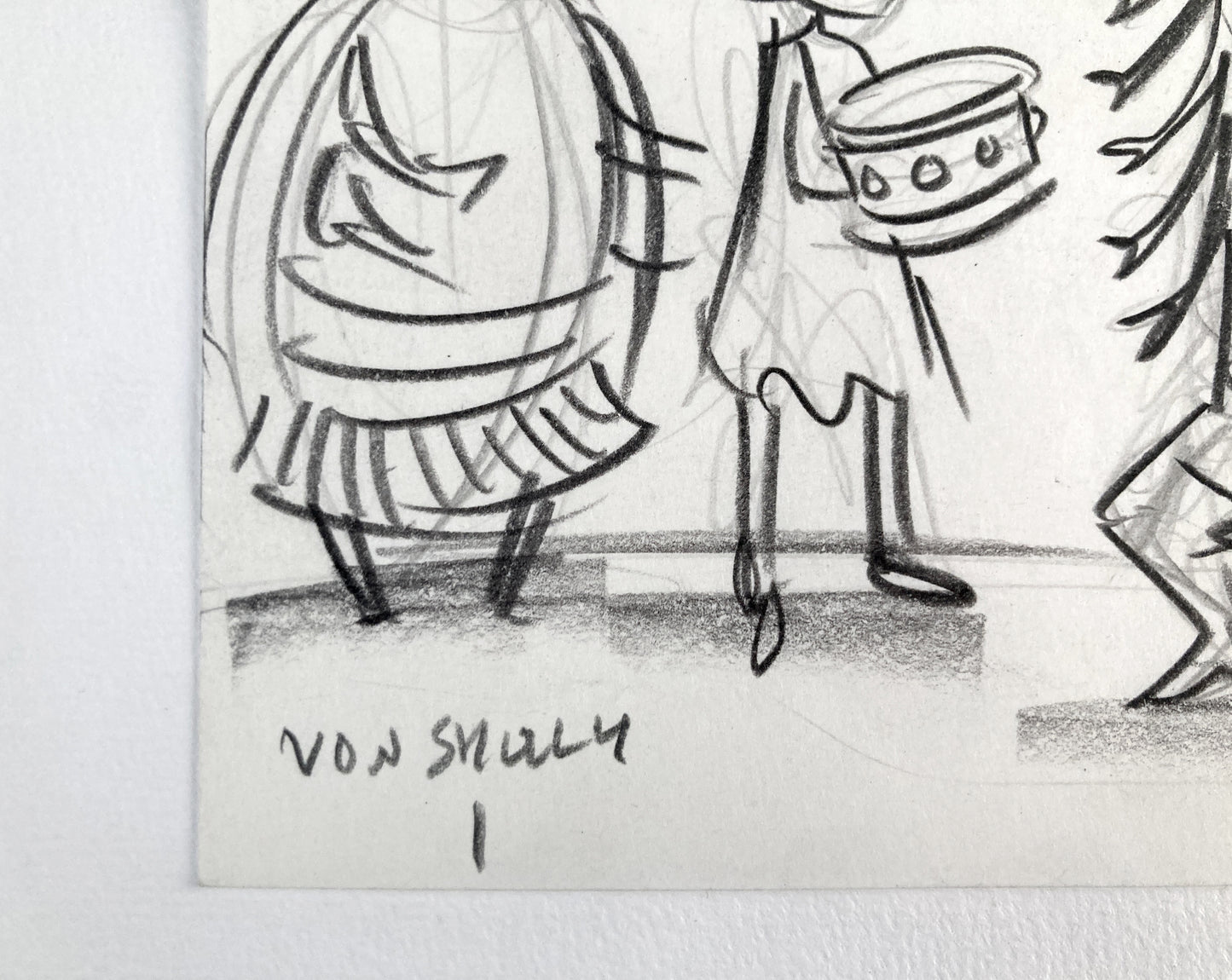 James and the Giant Peach - Signed Original Production Used Storyboard Drawing (Walt Disney, 1996). For sale on FLIP Gallery