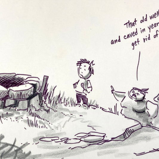 Original Storyboard Drawing from James and the Giant Peach (Walt Disney)