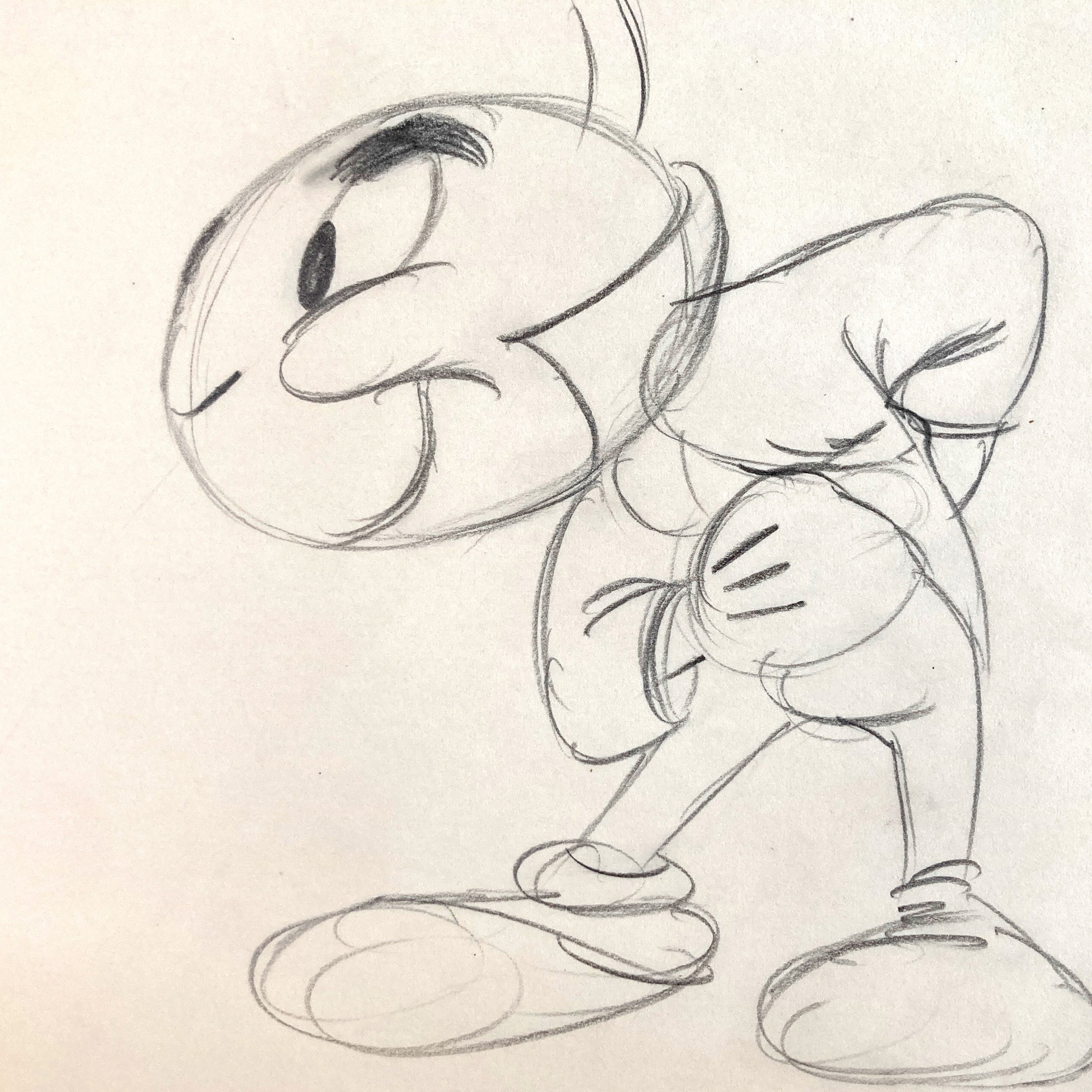JIMINY CRICKET : Original Animation Drawing (Walt Disney, c. 1940