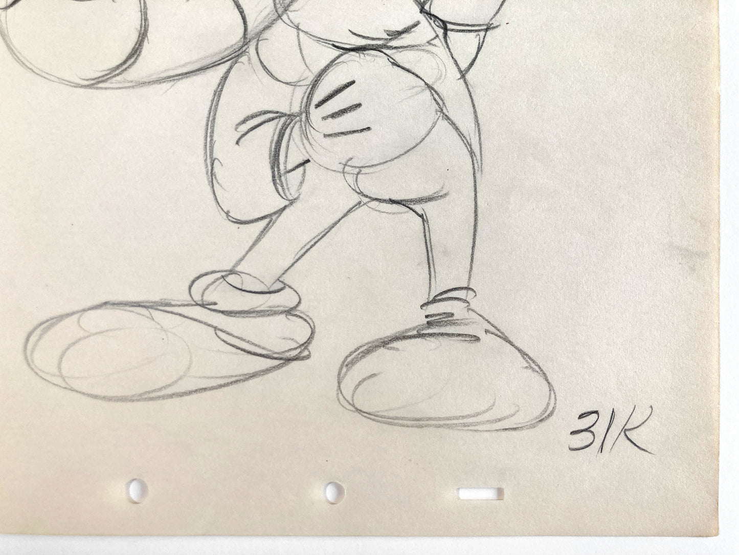 Jiminy Cricket : Original Production Used Rough Animation Drawing (Walt Disney, c. 1940-50s). For sale on FLIP Gallery