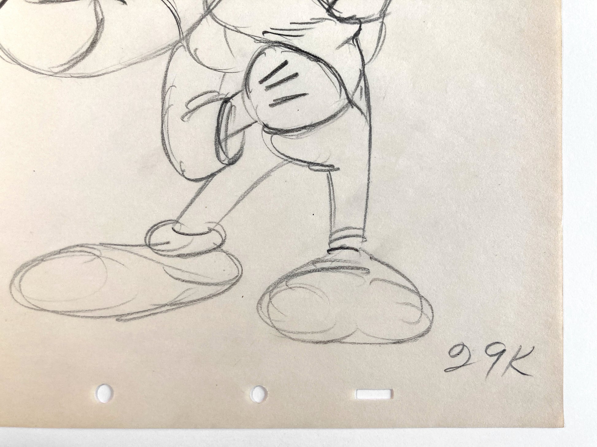 Jiminy Cricket : Original Rough Animation Drawing (Walt Disney, c. 1940-50s). For sale on FLIP Gallery